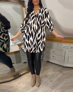 ALEXANDRA™ - Printed Loose-Fit Top