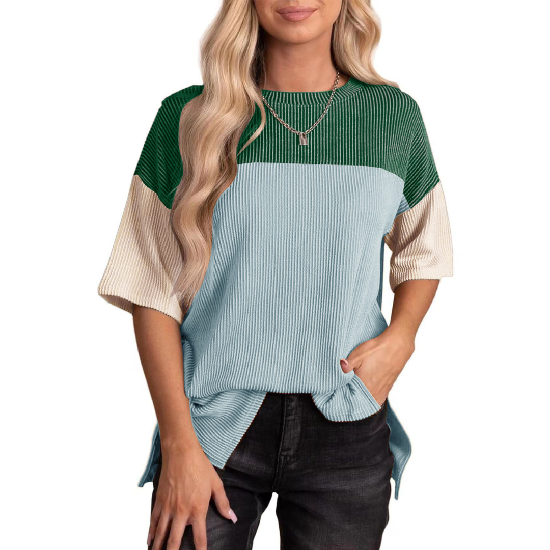 BRYNLUE™ – Casual Loose Fit Striped Summer Top