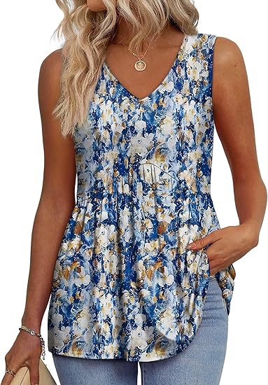 ELIORA™ - Effortless Flowy Sleeveless Tank Top
