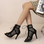 GAYLE™ – Elegant Mesh High Heels