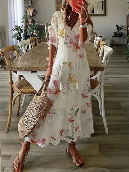 CASSIA™ - Boho Tummy Coverage Dress